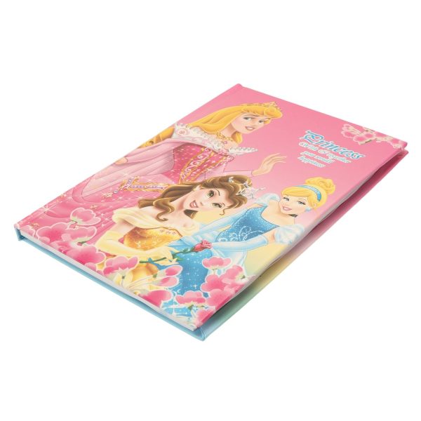 Princess, Frozen & Sofia Cover Fancy Lock Spiral Binding Diary – Medium Size With Box – 40 Pages (22 X 16 Cm)