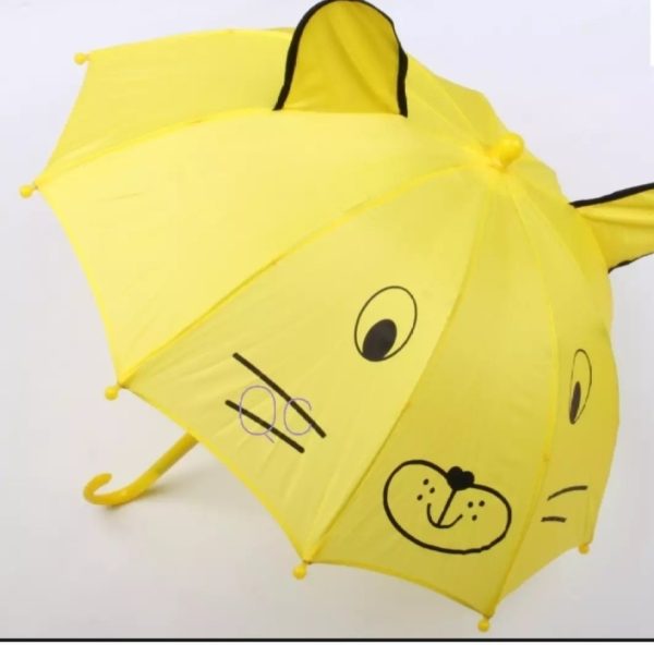 Small Kids Cartoon Umbrella β Multicolor, Random Shape & Design, Lightweight & Compact