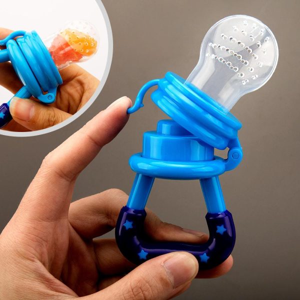 Baby Fruit Pacifier Fresh Fruit Feeder Infant Teething Toy Nibbler Teether Pacifier Safe Silicone Pacifier (random Color)