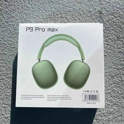 P9 Pro Max Wireless Bluetooth Headphones – Premium Over-ear Headset  For Music, Gaming, Travel, And Daily Use – Best Headset – Random Color
