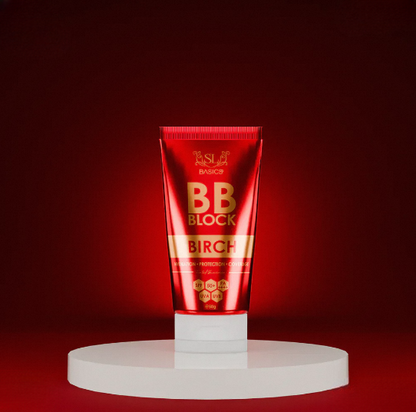 Sl Basics Bb Block 50g A Revolutionary Tinted Sunscreen Offering Hydration, Protection, And Flawless Coverage. Enriched With Vitamin E And Lotus Flower Extract, It Caters To All Skin Types